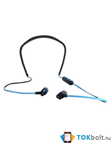 OnePlus C6192 kék stereo sport bluetooth headset mikrofonnal