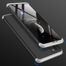GKK három részes tok Samsung Galaxy A21s készülékhez - FEKETE-SZÜRKE