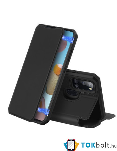 DUX DUCIS Skin X telefontok Samsung Galaxy A21s készülékhez - FEKETE