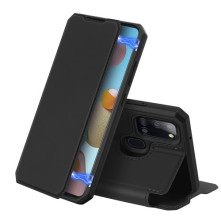 DUX DUCIS Skin X telefontok Samsung Galaxy A21s készülékhez - FEKETE