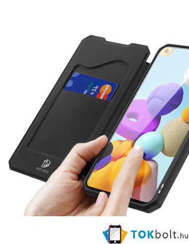 DUX DUCIS Skin X telefontok Samsung Galaxy A21s készülékhez - FEKETE