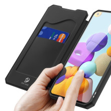 DUX DUCIS Skin X telefontok Samsung Galaxy A21s készülékhez - FEKETE