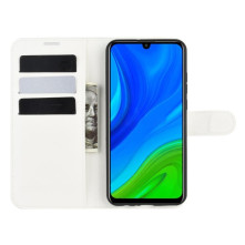 Oldalra nyíló tok Huawei P smart 2020 telefonhoz - FEHÉR