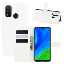 Oldalra nyíló tok Huawei P smart 2020 telefonhoz - FEHÉR