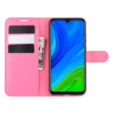 Oldalra nyíló tok Huawei P smart 2020 telefonhoz - RÓZSASZÍN