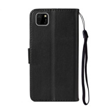 Oldalra nyíló tok Huawei Y5p telefonhoz - FEKETE