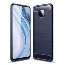 Xiaomi Redmi Note 9 Pro Max/9 Pro/9S karbon mintás tok - KÉK