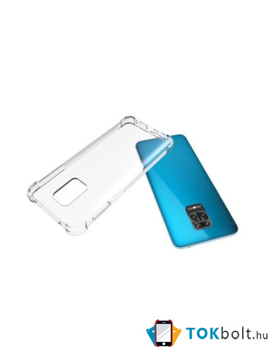 Rugalmas TPU tok Xiaomi Poco M2 Pro/Redmi Note 9 Pro Max/Note 9 Pro/Note 9S készülékhez - ÁTTETSZŐ