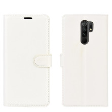 Oldalra nyíló tok Xiaomi Redmi 9 telefonhoz - FEHÉR
