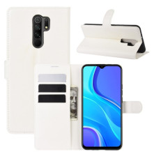 Oldalra nyíló tok Xiaomi Redmi 9 telefonhoz - FEHÉR