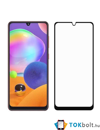 Kijelzővédő karcálló edzett üveg Samsung Galaxy A31 típusú telefonhoz