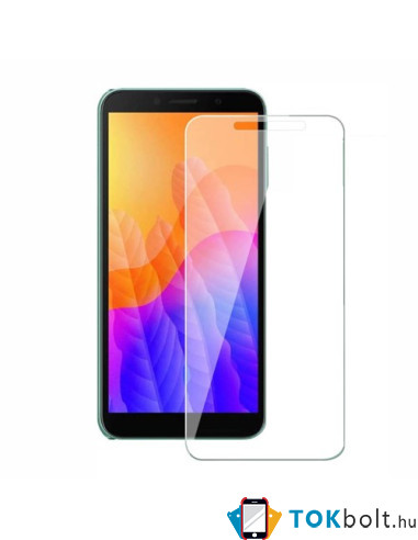 Kijelzővédő karcálló edzett üveg Huawei Y5p típusú telefonhoz