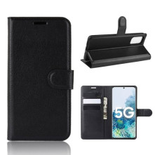 Oldalra nyíló tok Samsung Galaxy S20 FE / S20 Fan Edition / S20 FE 5G telefonhoz - FEKETE