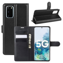 Oldalra nyíló tok Samsung Galaxy S20 FE / S20 Fan Edition / S20 FE 5G telefonhoz - FEKETE