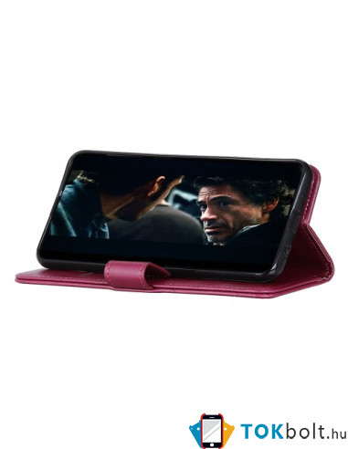 Oldalra nyíló tok Sony Xperia 5 II telefonhoz - PIROS