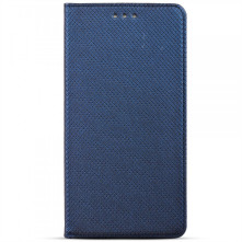 Xiaomi Redmi Note 9 mágneses szilikon keretes könyvtok - GL - KÉK