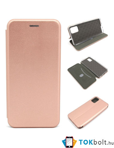 Forcell mappatok lekerekített élekkel Samsung Galaxy A51 készülékhez - RÓZSAARANY