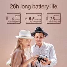 XIAOMI HAYLOU GT1 Pro HD sztereó vezeték nélküli fülhallgató - FEKETE