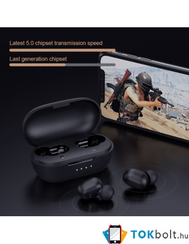 XIAOMI HAYLOU GT1 Pro HD sztereó vezeték nélküli fülhallgató - FEKETE