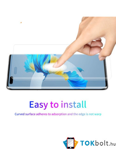 Kijelzővédő karcálló edzett üveg Huawei Mate 40 Pro/Mate 40 Pro Plus/Mate 40 RS Porsche Design típusú telefonhoz - ENKAY