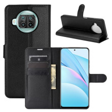 Oldalra nyíló tok Xiaomi Mi 10T Lite 5G/Redmi Note 9 Pro 5G/Mi 10i 5G telefonhoz - FEKETE
