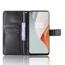Oldalra nyíló tok OnePlus Nord N100 telefonhoz - FEKETE