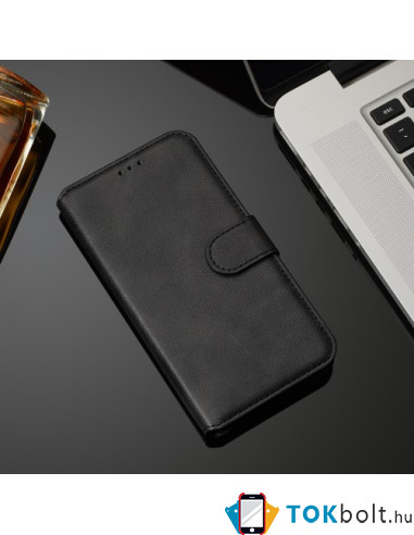 Oldalra nyíló tok Nokia 4.2 telefonhoz - FEKETE