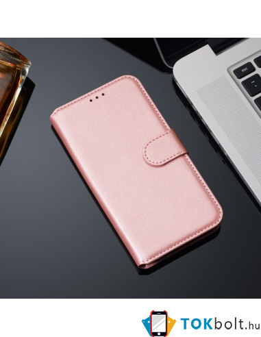 Oldalra nyíló tok Nokia 4.2 telefonhoz - RÓZSAARANY