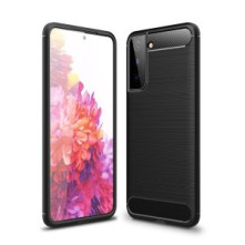 Samsung Galaxy S21 karbon mintás tok - FEKETE
