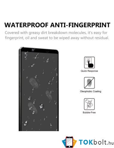 Kijelzővédő karcálló edzett üveg Sony Xperia 1 II típusú készülékhez - 1 db