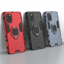 Kemény műanyag és rugalmas TPU hibrid tok Oneplus 8T telefonhoz - FEKETE