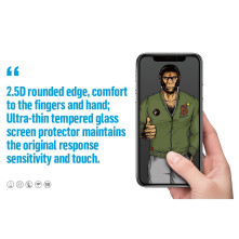 MR. MONKEY kijelzővédő karcálló 5D edzett üveg Samsung Galaxy A12 típusú készülékhez - 1 db