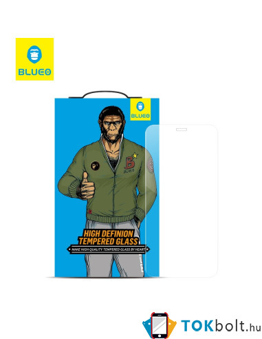 MR. MONKEY kijelzővédő karcálló 5D edzett üveg Samsung Galaxy A12 típusú készülékhez - 1 db