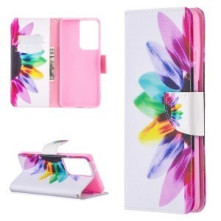 Oldalra nyíló tok Samsung Galaxy S21 Ultra telefonhoz - SZÍNPALETTA