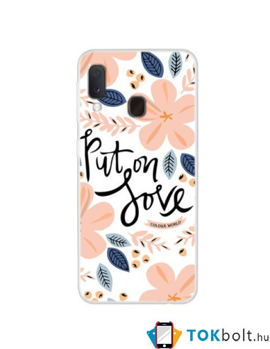 Rugalmas TPU tok Samsung Galaxy A20e készülékhez - PUT ON LOVE
