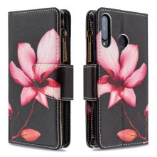 Oldalra nyíló tok cipzáras rekesszel Huawei P30 Lite / P30 Lite New Edition - LILIOM