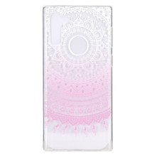 Mintás rugalmas TPU tok Samsung Galaxy Note 10 készülékhez - PINK SZIMMETRIA