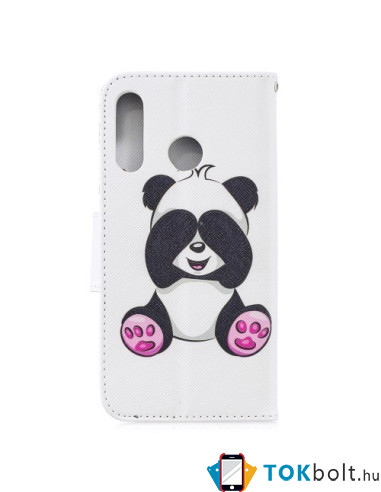 Oldalra nyíló tok Huawei P30 Lite / P30 Lite New Edition telefonhoz - PANDÁS