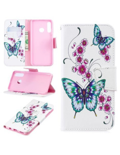 Oldalra nyíló tok Huawei P30 Lite / P30 Lite New Edition telefonhoz - LEPKÉS