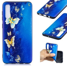 Mintás rugalmas TPU tok Samsung Galaxy A50 készülékhez - PILLANGÓS