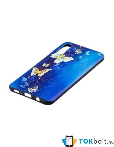 Mintás rugalmas TPU tok Samsung Galaxy A50 készülékhez - PILLANGÓS