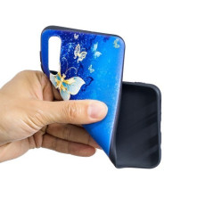 Mintás rugalmas TPU tok Samsung Galaxy A50 készülékhez - PILLANGÓS