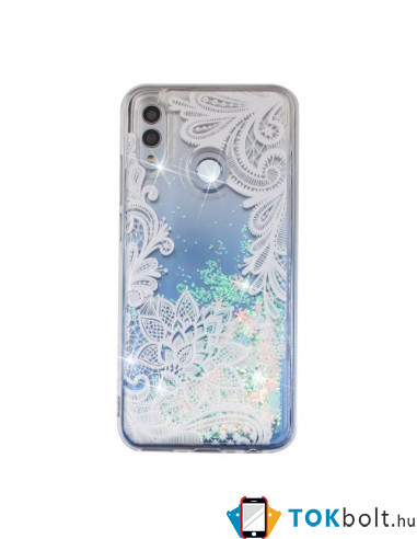 Mozgó csillámos telefontok Huawei P Smart (2019) / Huawei Honor 10 Lite készülékhez - CSIPKE MINTÁS