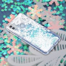 Mozgó csillámos telefontok Huawei P Smart (2019) / Huawei Honor 10 Lite készülékhez - CSIPKE MINTÁS