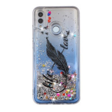 Mozgó csillámos telefontok Huawei P Smart (2019) / Huawei Honor 10 Lite készülékhez - LIFE LOVE