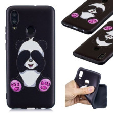 Mintás rugalmas TPU tok Huawei P Smart (2019) / Honor 10 Lite készülékhez - KIS PANDA
