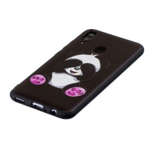 Mintás rugalmas TPU tok Huawei P Smart (2019) / Honor 10 Lite készülékhez - KIS PANDA