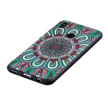 Mintás rugalmas TPU tok Huawei P Smart (2019) / Honor 10 Lite készülékhez - SZIMMETRIA