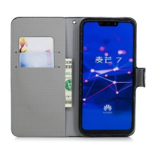Notesz tok Huawei Mate 20 Lite telefonhoz - BRIT ZÁSZLÓS