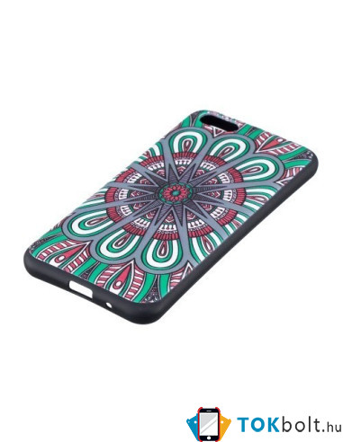 Mintás rugalmas TPU tok Huawei Y5 (2018) / Y5 Prime (2018) / Honor 7s / Play 7 készülékhez - SZIMMETRIA